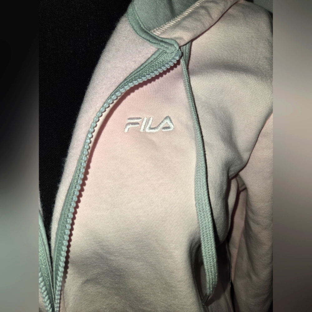 NWT Fila Women's Light Pink Hoodie Jacket - Picture 3 of 12